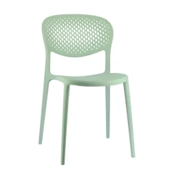Abby Connubia® Chaise de jardin empilable en polypropylène recyclé avec dossier microperforé* Chaise De Jardin