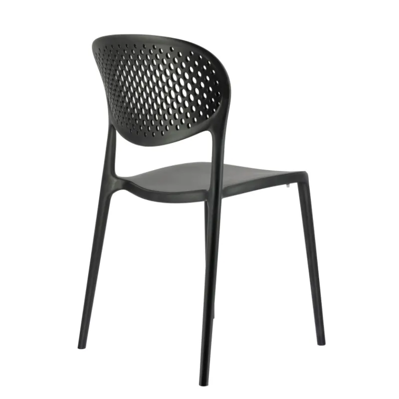 Abby Connubia® Chaise de jardin empilable en polypropylène recyclé avec dossier microperforé* Chaise De Jardin