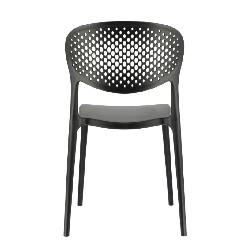 Abby Connubia® Chaise de jardin empilable en polypropylène recyclé avec dossier microperforé* Chaise De Jardin