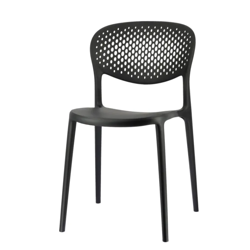 Abby Connubia® Chaise de jardin empilable en polypropylène recyclé avec dossier microperforé* Chaise De Jardin