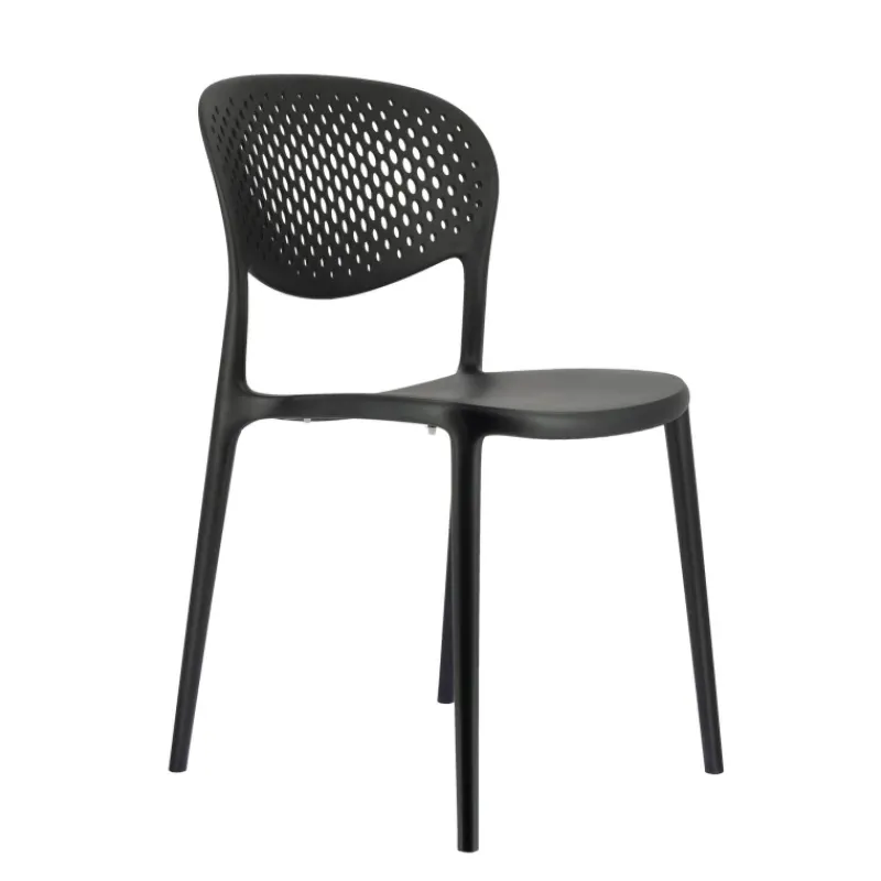 Abby Connubia® Chaise de jardin empilable en polypropylène recyclé avec dossier microperforé* Chaise De Jardin