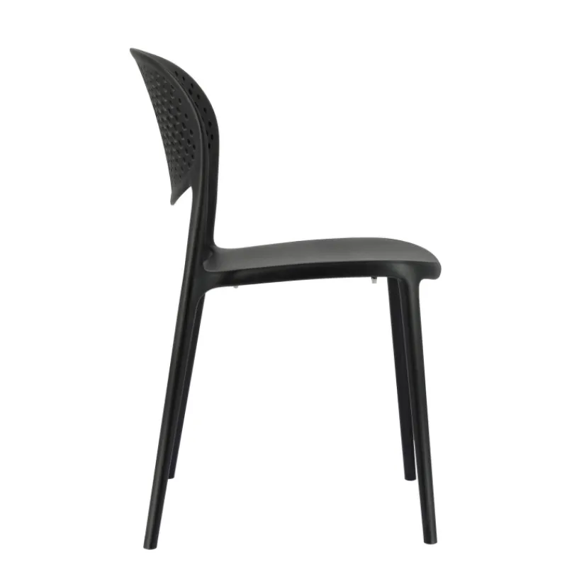 Abby Connubia® Chaise de jardin empilable en polypropylène recyclé avec dossier microperforé* Chaise De Jardin