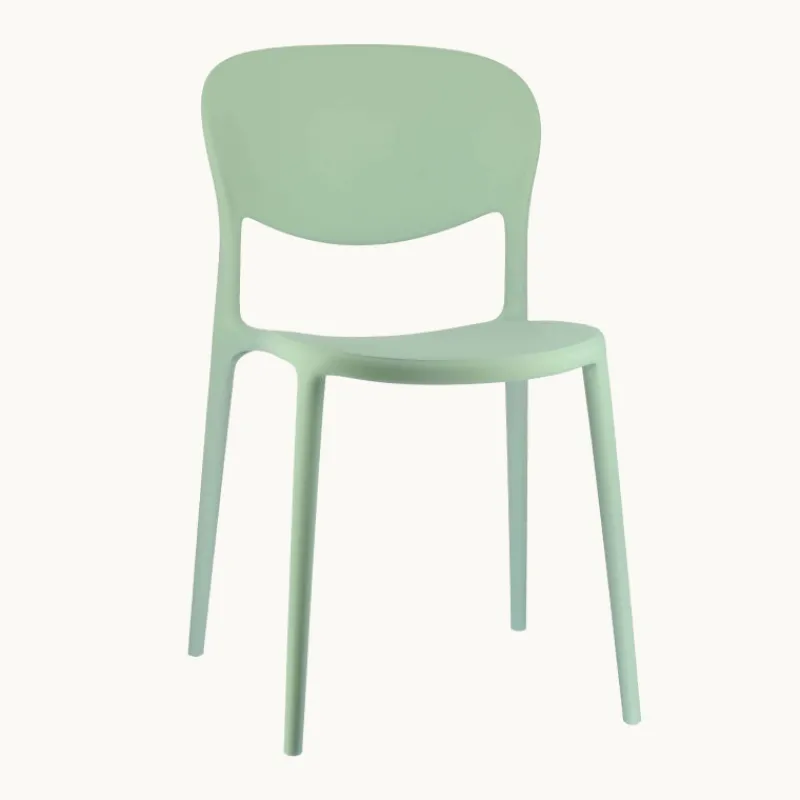 Abby Connubia® Chaise de jardin italienne empilable en polypropylène recyclé sans accoudoirs* Chaise De Jardin