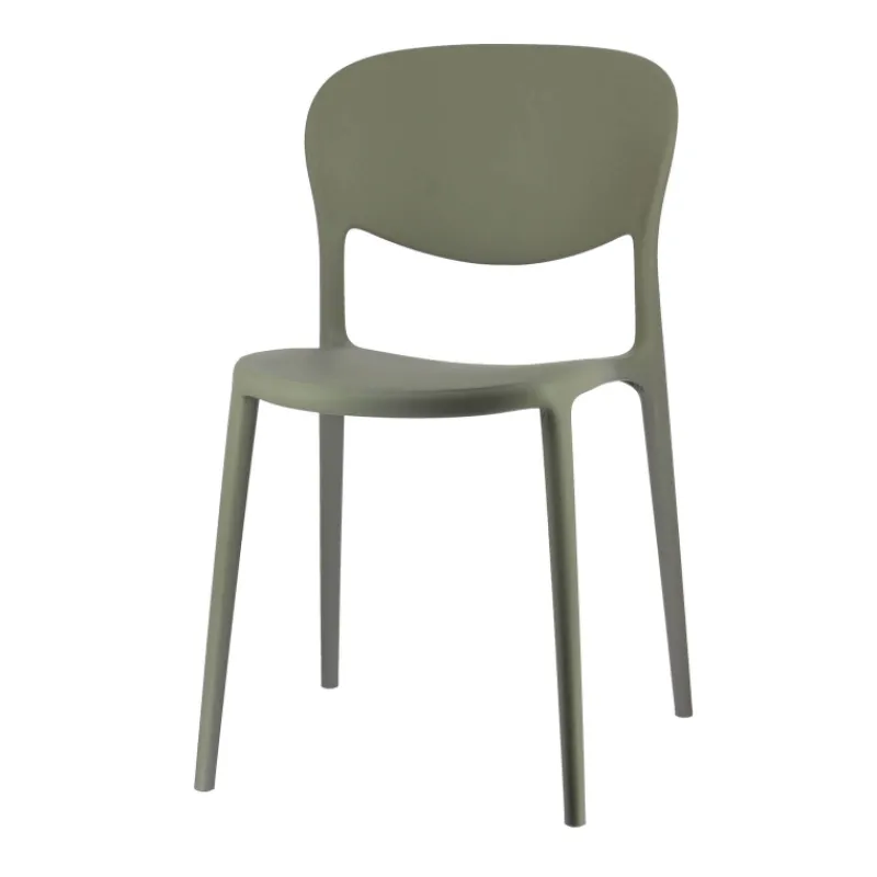 Abby Connubia® Chaise de jardin italienne empilable en polypropylène recyclé sans accoudoirs* Chaise De Jardin