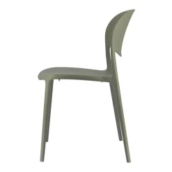 Abby Connubia® Chaise de jardin italienne empilable en polypropylène recyclé sans accoudoirs* Chaise De Jardin