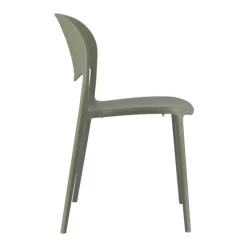 Abby Connubia® Chaise de jardin italienne empilable en polypropylène recyclé sans accoudoirs* Chaise De Jardin