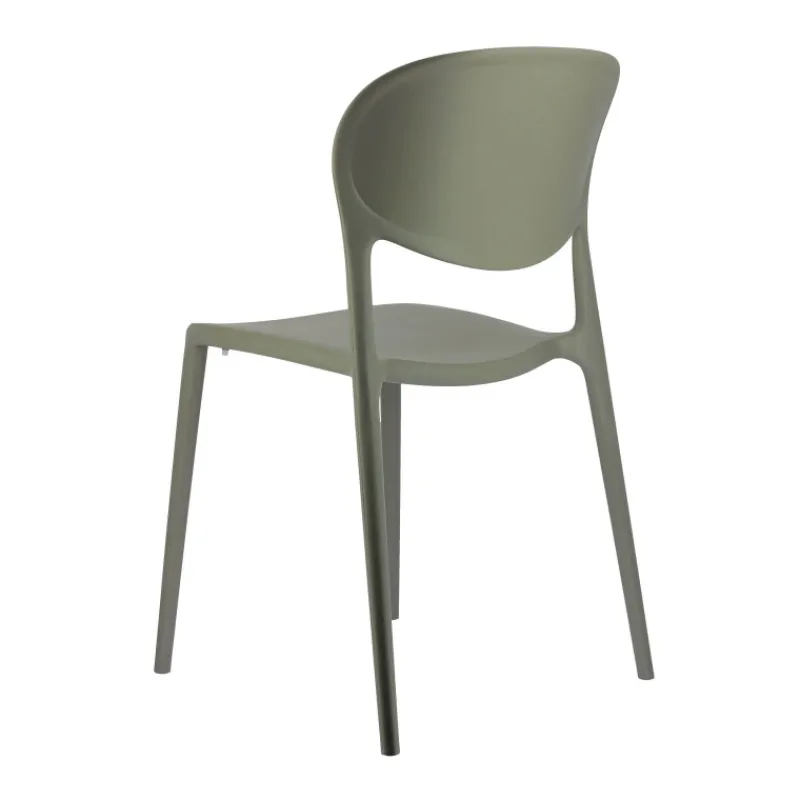 Abby Connubia® Chaise de jardin italienne empilable en polypropylène recyclé sans accoudoirs* Chaise De Jardin