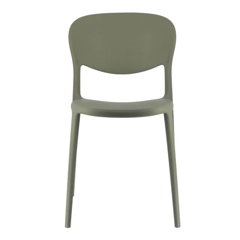 Abby Connubia® Chaise italienne empilable en polypropylène recyclé sans accoudoirs* Chaise De Cuisine|Chaise De Salle à Manger