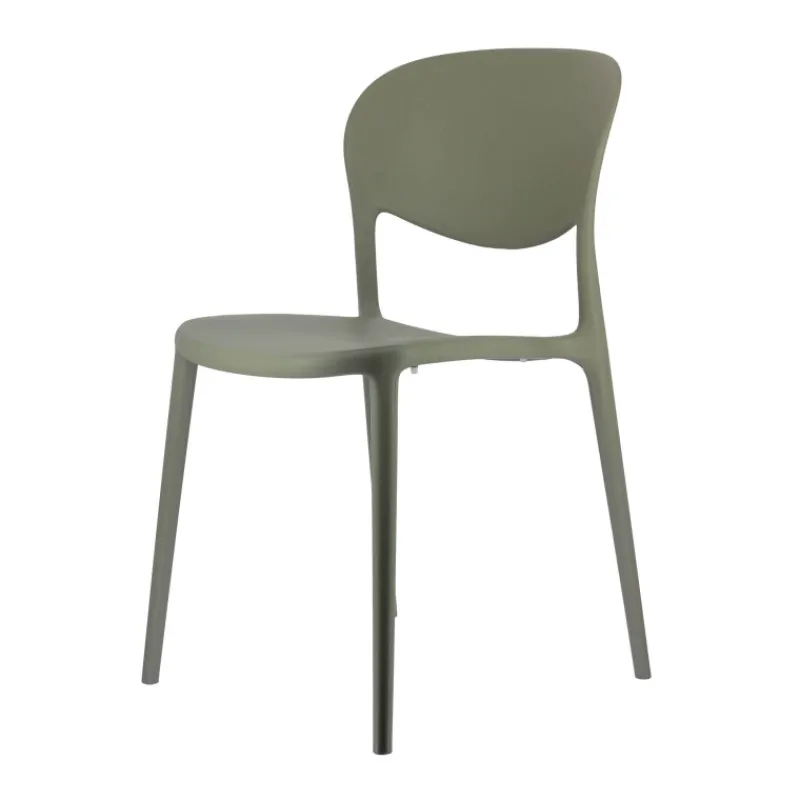 Abby Connubia® Chaise italienne empilable en polypropylène recyclé sans accoudoirs* Chaise De Cuisine|Chaise De Salle à Manger