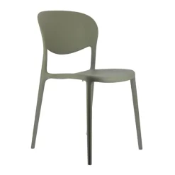 Abby Connubia® Chaise italienne empilable en polypropylène recyclé sans accoudoirs* Chaise De Cuisine|Chaise De Salle à Manger
