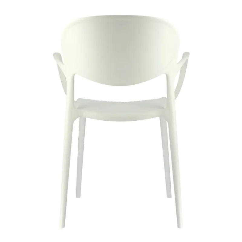 Abby Connubia® Fauteuil de jardin empilable en polypropylène recyclé* Fauteuil De Jardin