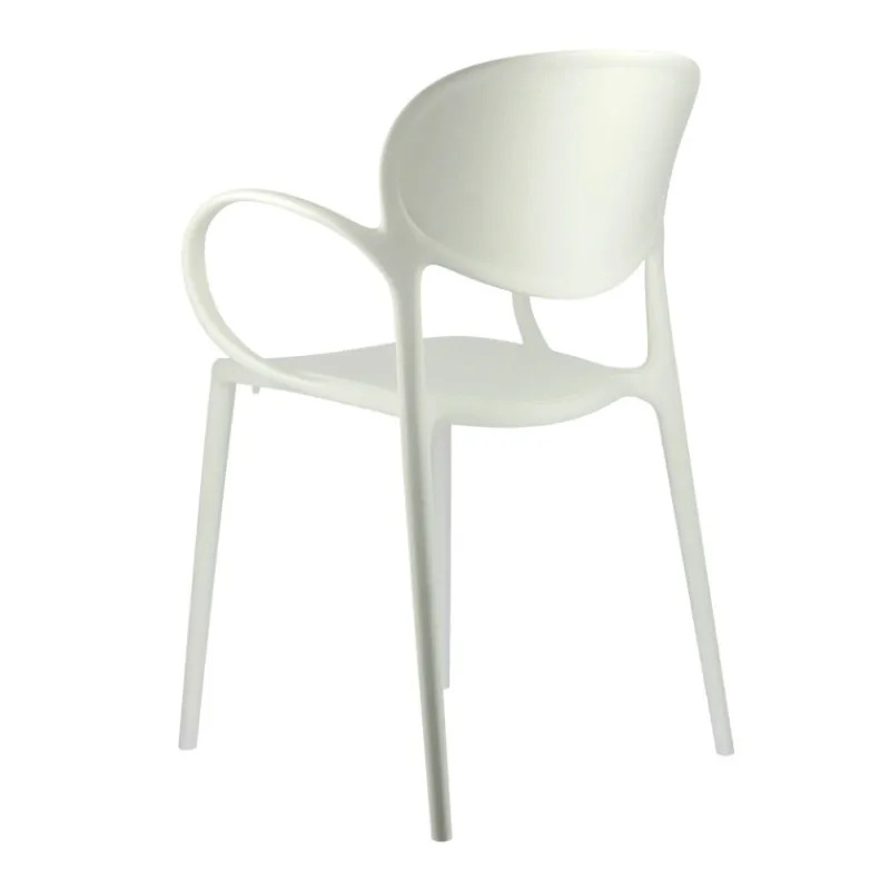 Abby Connubia® Fauteuil de jardin empilable en polypropylène recyclé* Fauteuil De Jardin