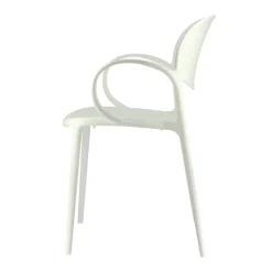 Abby Connubia® Fauteuil de jardin empilable en polypropylène recyclé* Fauteuil De Jardin