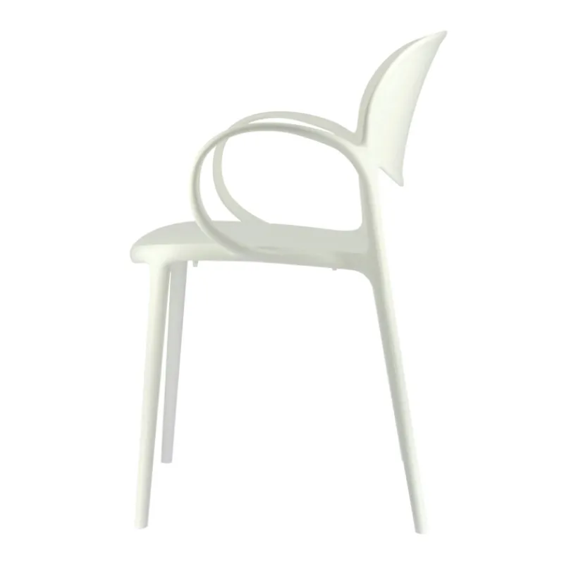 Abby Connubia® Fauteuil de jardin empilable en polypropylène recyclé* Fauteuil De Jardin