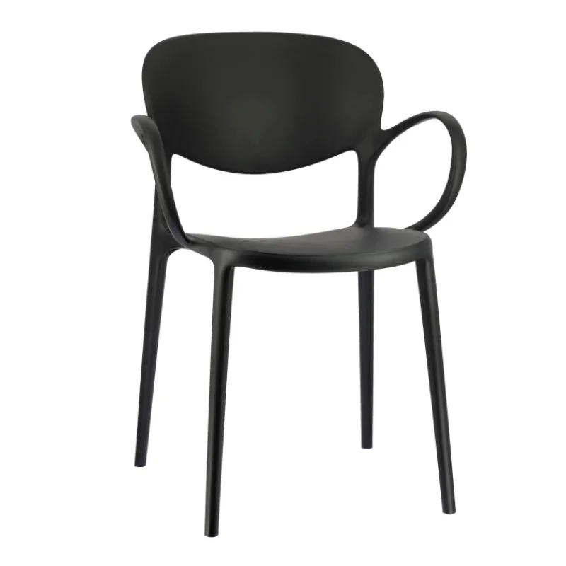 Abby Connubia® Fauteuil de jardin empilable en polypropylène recyclé* Fauteuil De Jardin