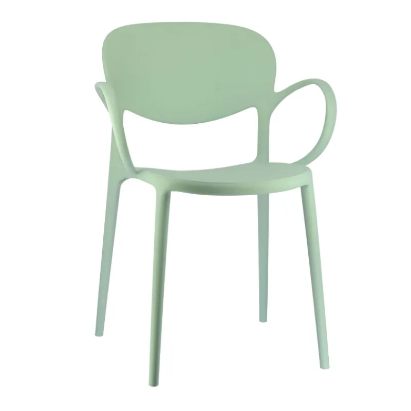 Abby Connubia® Fauteuil italien empilable en polypropylène recyclé* Chaise De Cuisine|Chaise De Salle à Manger