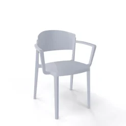Abuela B Chaise avec accoudoirs empilable en technopolymère* Chaise De Cuisine|Chaise De Salle à Manger