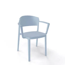 Abuela B Chaise de jardin avec accoudoirs empilable en technopolymère* Chaise De Jardin
