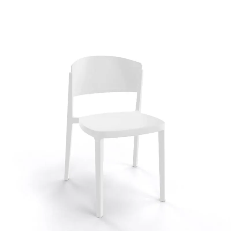 Abuela Chaise de terrasse moderne empilable en technopolymère* Chaise De Jardin