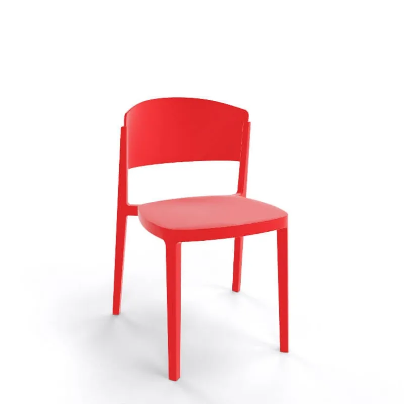 Abuela Chaise de terrasse moderne empilable en technopolymère* Chaise De Jardin