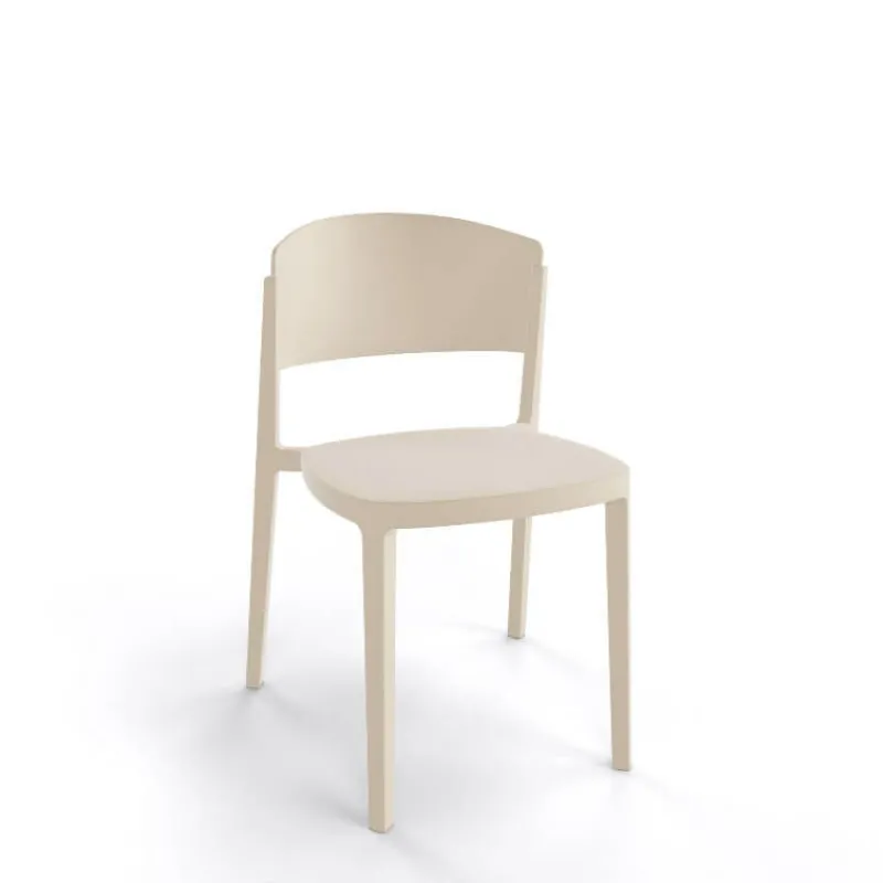 Abuela Chaise moderne empilable en technopolymère* Chaise De Cuisine