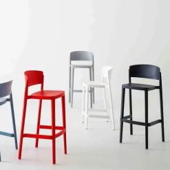 Abuela Tabouret snack empilable* Tabouret Snack (assise +/- 65 Cm)|Tabouret De Bar (assise +/- 80 Cm)
