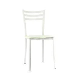 Ace 1320 Chaise de cuisine en métal et assise bois* Chaise De Cuisine