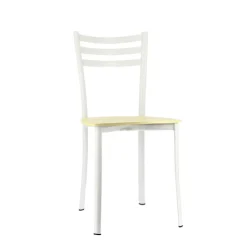 Ace 1320 Chaise de cuisine en métal et assise bois* Chaise De Cuisine