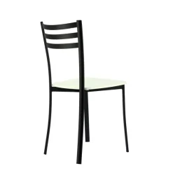 Ace 1320 Chaise de cuisine en métal et assise bois* Chaise De Cuisine