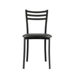 Ace 1320 Chaise de cuisine en métal avec assise en simili rembourrée* Chaise De Cuisine