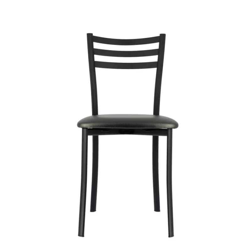 Ace 1320 Chaise de cuisine en métal avec assise en simili rembourrée* Chaise De Cuisine