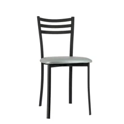 Ace 1320 Chaise de cuisine en métal avec assise en simili rembourrée* Chaise De Cuisine