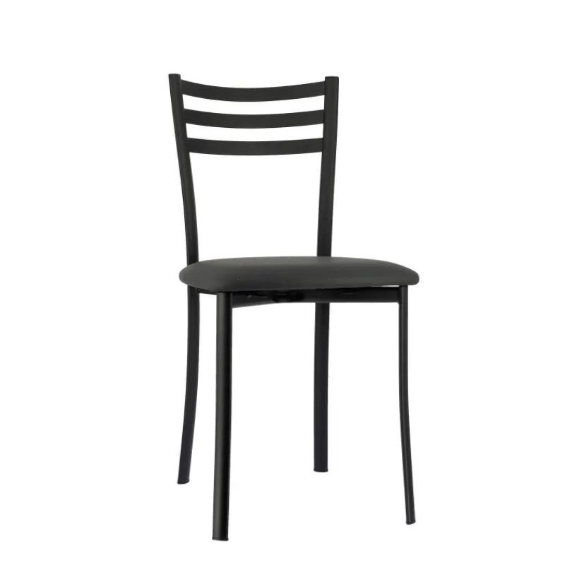 Ace 1320 Chaise de cuisine en métal avec assise en simili rembourrée* Chaise De Cuisine