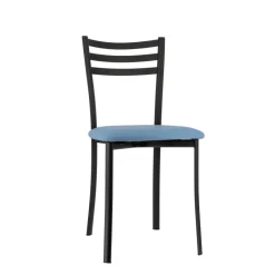 Ace 1320 Chaise de cuisine en métal avec assise en simili rembourrée* Chaise De Cuisine