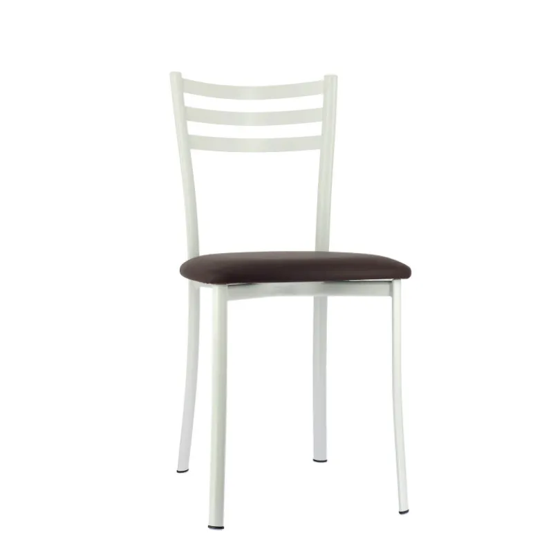 Ace 1320 Chaise de cuisine en métal avec assise en simili rembourrée* Chaise De Cuisine