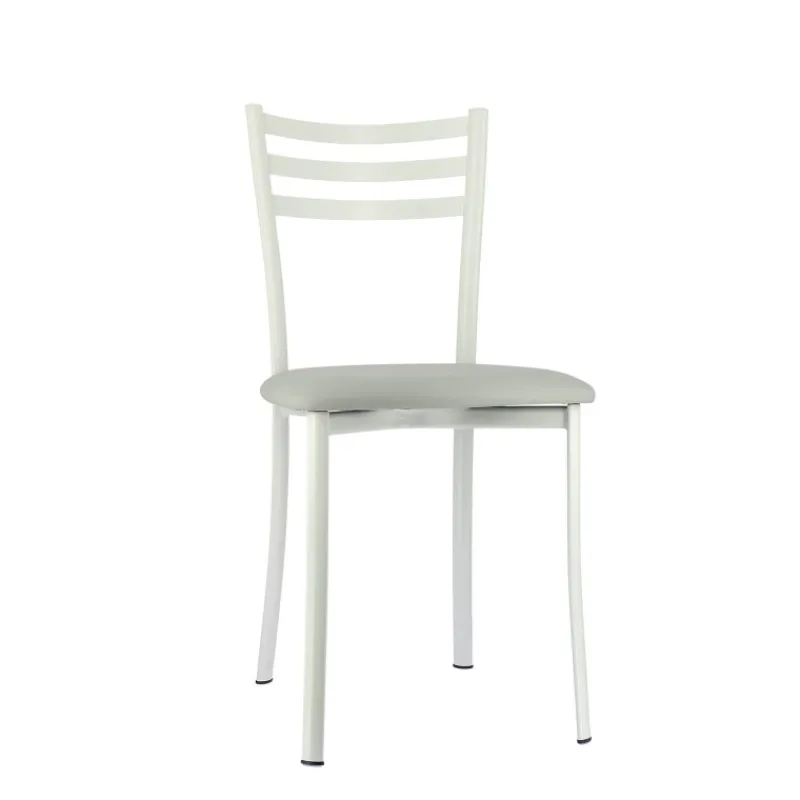 Ace 1320 Chaise de cuisine en métal avec assise en simili rembourrée* Chaise De Cuisine