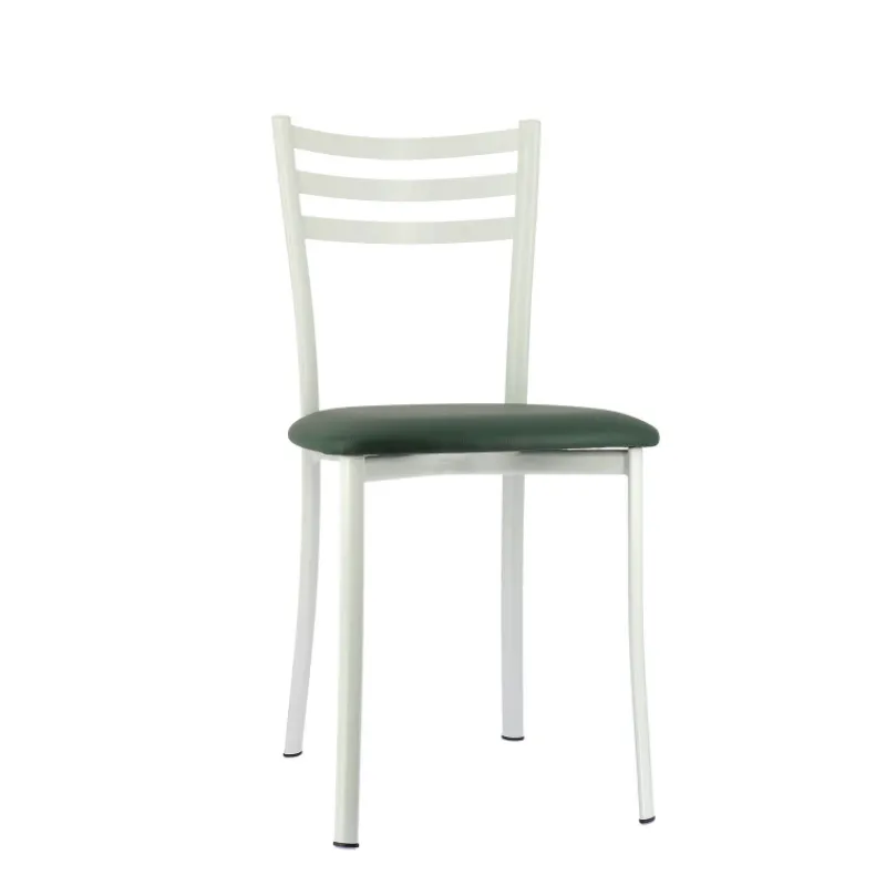 Ace 1320 Chaise de cuisine en métal avec assise en simili rembourrée* Chaise De Cuisine