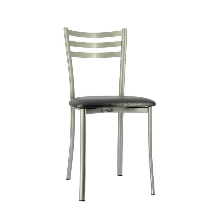 Ace 1320 Chaise de cuisine en métal avec assise en simili rembourrée* Chaise De Cuisine