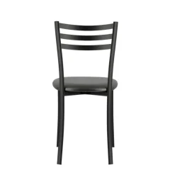 Ace 1320 Chaise de cuisine en métal avec assise en simili rembourrée* Chaise De Cuisine
