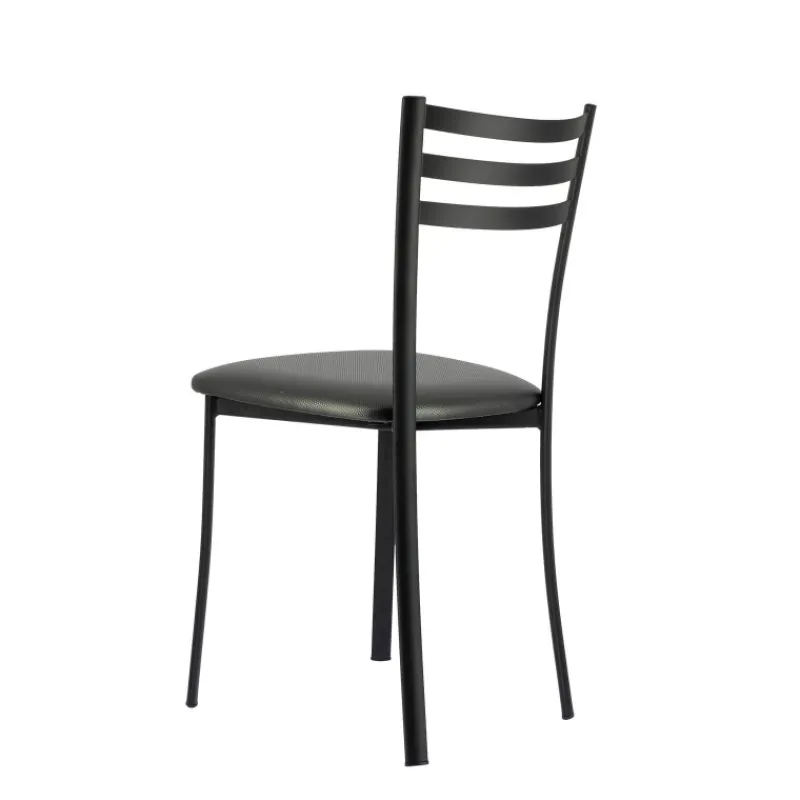 Ace 1320 Chaise de cuisine en métal avec assise en simili rembourrée* Chaise De Cuisine