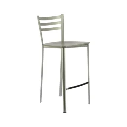 Ace 1329 Tabouret de cuisine en métal et assise bois hauteur snack* Tabouret Hauteur Sur-mesure|Tabouret Snack (assise +/- 65 Cm)