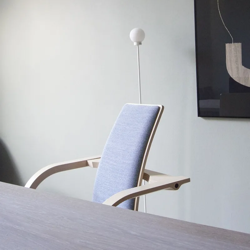 Varier Actulum ® Fauteuil de bureau ergonomique à bascule en tissu et bois* Chaise De Bureau|Chaise Salon