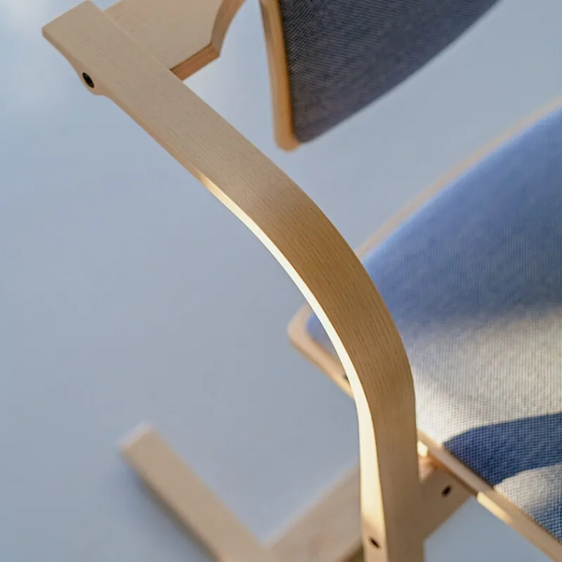 Varier Actulum ® Fauteuil de bureau ergonomique à bascule en tissu et bois* Chaise De Bureau|Chaise Salon