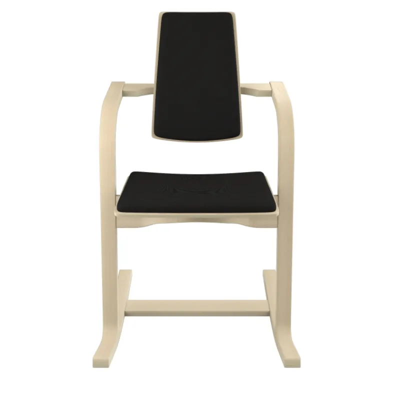 Varier Actulum ® Fauteuil de bureau ergonomique à bascule en tissu et bois* Chaise De Bureau|Chaise Salon