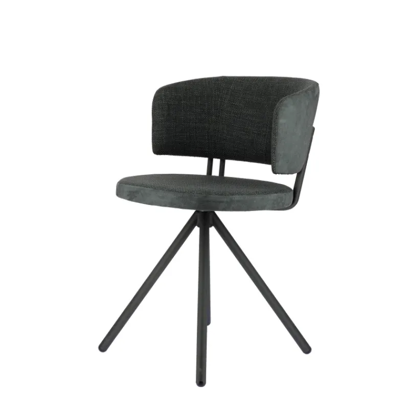 Perfecta Adagio Chaise moderne pivotante en tissu et pieds métal* Chaise De Salle à Manger|Chaise De Bureau