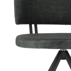 Perfecta Adagio Chaise moderne pivotante en tissu et pieds métal* Chaise De Salle à Manger|Chaise De Bureau