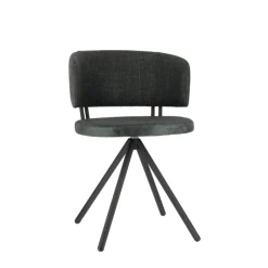 Perfecta Adagio Chaise moderne pivotante en tissu et pieds métal* Chaise De Salle à Manger|Chaise De Bureau