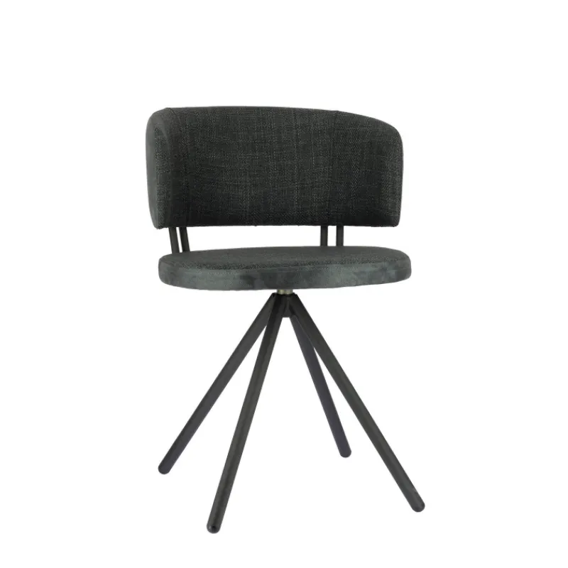 Perfecta Adagio Chaise moderne pivotante en tissu et pieds métal* Chaise De Salle à Manger|Chaise De Bureau