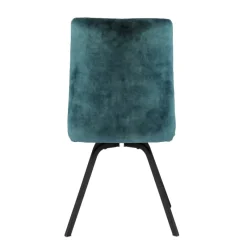 Adèle Chaise confortable moderne en tissu avec pieds en métal* Chaise De Salle à Manger