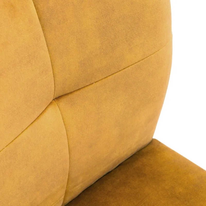 Adèle Chaise en tissu pivotante confortable avec pieds bois* Chaise De Salle à Manger|Chaise De Bureau